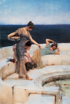 Argent Favoris romantique Sir Lawrence Alma Tadema Peinture à l'huile